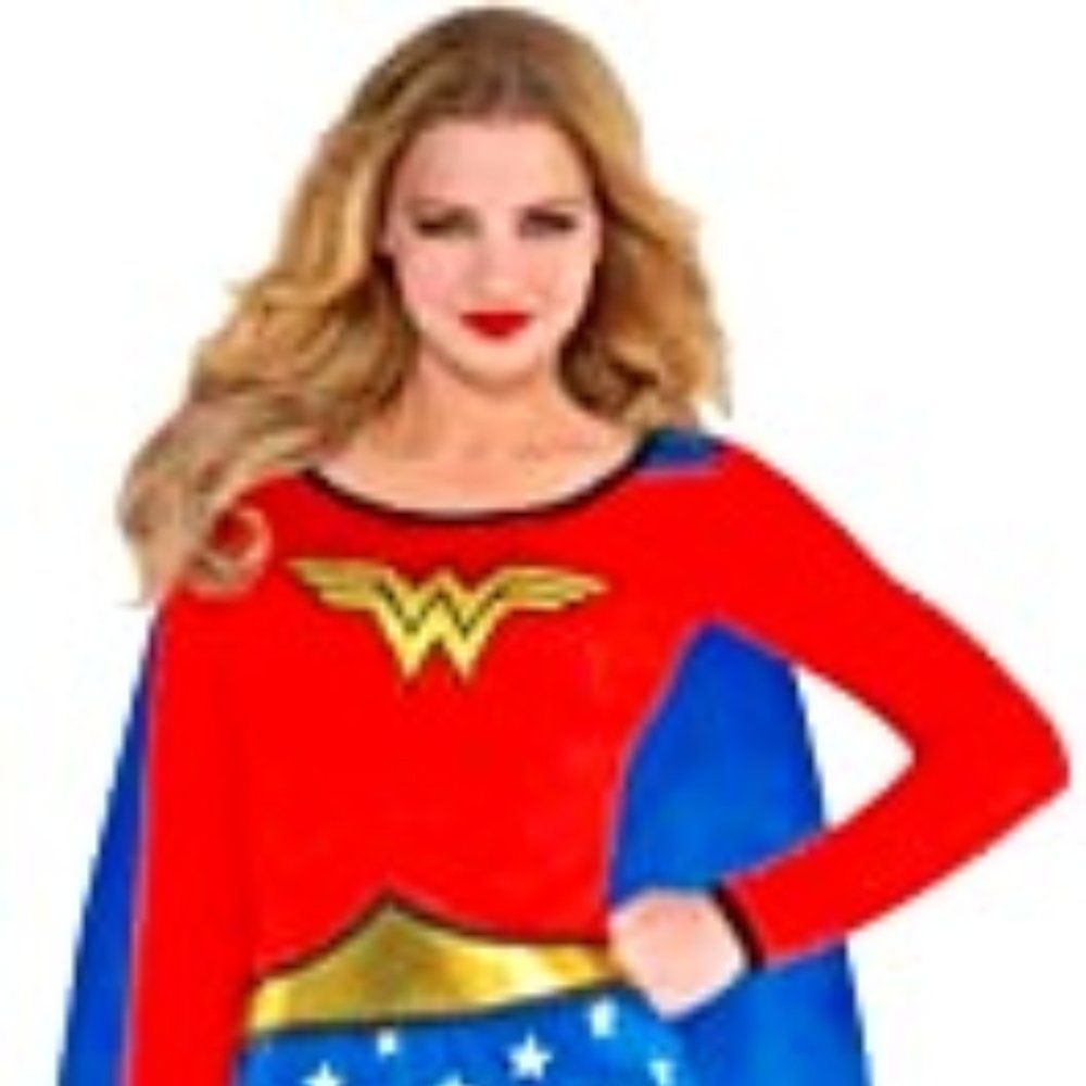 WONDER WOMAN COSTUME & MATCHING MASK